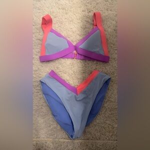 Blue, Orange, and Purple OneOne bikini